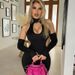 Spring And Summer New Style Dress Europe And The United States Sexy Solid Color Hollow Neck Tight Hip Dress_ecoleips.com