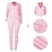 Women's 3-Piece Hooded Fleece Vest Set - Winter Warm Layering Outfit With Zip-Up Jacket & Long Sleeves_ecoleips.com