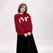 AC730 Fashionable Loose Round Neck Sweatshirt For Women, Fall/Winter 2025 New Popular Slimming Long Sleeve Design Top_ecoleips.com