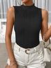 New European And American Summer Fashion Independent Site Cross-border Simple Sexy Sheer Mesh Knitted Women's Top_ecoleips.com