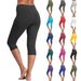 Women's Mid-Waist Slim Fit Yoga Pants 7/8 Length Hip Lifting Casual Leggings European American Style Polyester Spring/Autumn Summer_ecoleips.com
