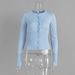 Elegant Knit Cardigan For Women - Slim Fit Long Sleeve Open Front Sweater - Soft Viscose Blend Fabric - Versatile Layering Piece_ecoleips.com