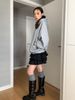 ng2510292 Ng2510292 Dorothy Korean Fit Hooded Sweatshirt Jacket For Women, Loose Casual Thickened Lazy Style Zipper Top_ecoleips.com
