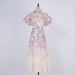 Women's Clothing Dress Lapel Printed Long Skirt Belted Single Breasted Fairy Skirt_ecoleips.com