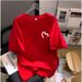 Women's Trendy Pure Cotton Printed T-Shirt Short Sleeved Loose Fit Summer 2025 New Style Versatile Niche Boyfriend Lazy Vibe Design Top_ecoleips.com