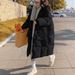 girl Women's Korean Style Mid-Length 2025 Winter New Loose Casual Coat Thickened Warm Fashion Cotton Padded Jacket_ecoleips.com