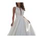 Wedding Dress With Long Train New Bride White Atmospheric Palace Style Wedding Dress Wedding Dress_ecoleips.com