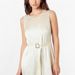 AD237 Spring/Summer New French Style Elegant High-End Sleeveless Fashion Dress With Waist Belt For A Slimming Effect_ecoleips.com