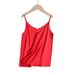 Silk Camisole For Women V-neck Spring Summer Inner Wear Top Ho Girl Base Shir Design Sense Aceae Ouerwear Small_ecoleips.com