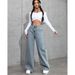 Trendy Loose-Fit Straight Jeans For Women – Comfortable & Stylish Summer Denim Pants (Bluish/Gray-Blue/Pink, S-2XL)_ecoleips.com