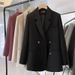 Women's 2025 Autumn New Loose Fit Elegant Commuter Niche Street Style Casual Blazer Jacket For Women_ecoleips.com