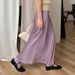 ForloveNancy Summer A-Line Polyester Pencil Skirt - High Waist Office Skirt With Elegant Drape, Comfort Stretch_ecoleips.com