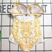 European And American Style Retro Push-up One-piece Underwire Printed Swimsuit, Sexy New Model, Not Suitable For Small_ecoleips.com