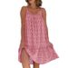 Women's Clothing Summer Women's Floral Camisole Vest Dress Sleeveless Style Pastoral Design For Formal & Casual For Women_ecoleips.com