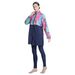Conservative Middle Eastern Three Piece Swimsuit Printed Long Sleeve Long Leg Beach Surfing Sun Protection Women's Swimwear_ecoleips.com