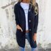 European And American Cross-Border Trade Women's Fashion Autumn Winter Sweater Cardigan Fashionable Long Pocket Button_ecoleips.com