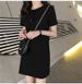 Summer Korean Style mid Length Dress for Women Solid Color One Piece Foreign Trade Clothing New 2026_ecoleips.com