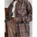 Vintage Checkered Casual Shirt For Autumn/Winter A Minimalist Long-Sleeved Jacket With A Unique Pattern_ecoleips.com