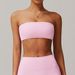 Women's Clothing All In One Nude Sports Bra, Anti Exposure Tube Top, Bottoming Fitness Top, Tight Yoga Wear_ecoleips.com