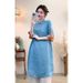 This New Chinese-Style Five-Sleeved Short-Sleeved Mid-Length Cotton And Linen Top Is Versatile For Summer And Features A_ecoleips.com