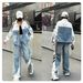 Women’s Clothing Denim Jacket For Women Spring New Style Small Number 24 Letter Pocket Design Thief Jacket Top_ecoleips.com