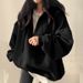 Women's Trendy Pullover Hooded Sweatshirt Long Style Korean Fashion Loose Fit Spring Autumn Winter Fleece Lining Thin Korean Style_ecoleips.com