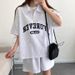 Women's Clothing Fashion Suit For Women In Summer Sleeveless Hooded Striped Knitted Top High Waist Wide Leg Pants Two Piece Suit_ecoleips.com