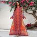 Embroidered Jalabiya Dress – Elegant Long Sleeve Maxi Dress With Floral Print & Rhinestone Detail (S-Xxl) – Middle Eastern Modest Fashion_ecoleips.com