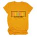 Loose Casual Fashion Temperament Commuter Women's Crew Neck Short Sleeve T-Shirt_ecoleips.com