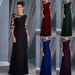 Women's Clothing Spring And Summer Long Lace See Through Round Neck Mid Sleeve Dress_ecoleips.com