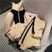 Women's Clothing Autumn And Winter Long Sleeved Large Size Sportswear Suits For Women Fashionable And Stylish Casual And Slim Sweater Suits_ecoleips.com