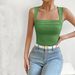 Fashion New Sexy Slim Temperament Versatile Sleeveless Knitted Elastic Vest Tops For All Seasons_ecoleips.com