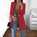 Women's Clothing New Solid Color Fashion Casual Suit Collar Slim Cardigan Temperament Single Button Suit Jacket For Women_ecoleips.com