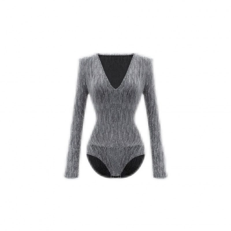 American Syle Spicy Girl Elegan Slim Fi Collar Long Sleeve Jumpsui Women Winer Tie Wais Bodycon Skir Two-Piece_ecoleips.com