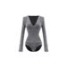 American Syle Spicy Girl Elegan Slim Fi Collar Long Sleeve Jumpsui Women Winer Tie Wais Bodycon Skir Two-Piece_ecoleips.com