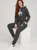 Trendy Fleece-Lined Hoodie Set With Paw Print Design - Women's Casual Long-Sleeve Pullover & Pants Outfit (250g Thick Fabric, Multiple Colors & Sizes)_ecoleips.com