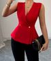 Women's Clothing Color Fashion Elegant Vest_ecoleips.com