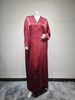 Verve Mq180 Muslim Modest Women's Clothing Arab Fashion Abaya Exquisite Rhinestone Pullover Robe_ecoleips.com