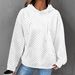 Women's Long-Sleeved Hoodie Casual Fashion Sweater With Hood, Medium-Length Style For Autumn And Winter_ecoleips.com