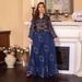 Women's Clothing Middle East Style Evening Dress For Women With Sequin Suspenders And Embroidery Fashionable Saudi Dubai Robe Modest Abaya Dress_ecoleips.com