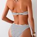 2025 Swimsuit Bubble Strapless Bikini New Black And White Patchwork Standard Size For Women_ecoleips.com