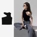American-style Off-shoulder Sexy Camisole 2025 Summer Halter Neck Slim-fit Hot Girl Sleeveless Top For Women_ecoleips.com