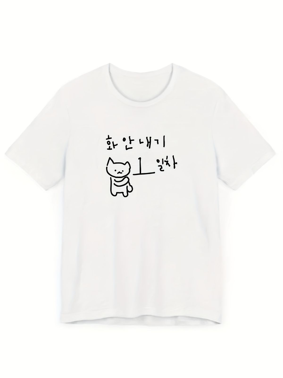 Graphic Tshirt Fun Korean Style Black Short Women's Fashion Trend Tops Breathable Harajuku Short Sleeve Casual Aesthetic Clothes_ecoleips.com