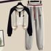 Women's Clothing Casual Suit Early Spring Sports Suit Women's Loose 2024 Spring And Autumn New Style Age Reducing Drawstring Sweatpants Two Piece Suit_ecoleips.com