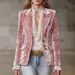 European And American Women's Independent Station Ins Lapel Long Sleeve Fashion Slim Fit Suit Pocket Jacket_ecoleips.com