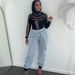 Women's Clothing Fashion Sleeve Pocket Casual Loose Sports Pants_ecoleips.com