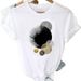 European And American Cross-border Foreign Trade Women's Clothing Geometric Pattern Printed Round-neck Short-sleeve_ecoleips.com