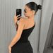 Voya Irregular Design Trendy Lingering Body Clothes For Women's Clothing, 2026 Spring/Summer New Collection: Conical Pants With Inner Comb_ecoleips.com