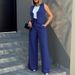 2025 European And American Cross-Border New Fashion Suit Vest Waistcoat Wide-Leg Pants Casual Set_ecoleips.com