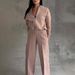 Women's Casual Zip-Up Jacket & Wide Leg Pants Set - Autumn Winter Fashion Two-Piece Outfit For Daily Wear & Office_ecoleips.com